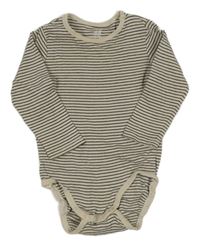 Béžovo-černé pruhované body H&M