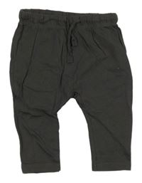 Tmavosivé ľahké tepláky H&M