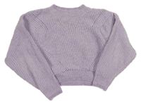 Lila crop sveter H&M