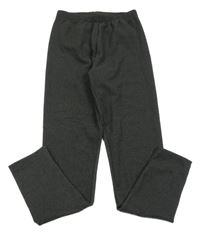 Šedo-černé melírované thermo tepláky Nutmeg