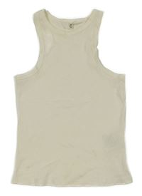 Smotanový rebrovaný top H&M