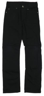 Čierne plátenné skinny nohavice H&M