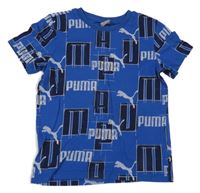 Modré tričko s logem Puma