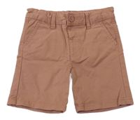 Hnedé plátenné chino kraťasy Denim Co.