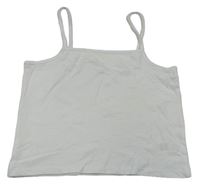 Biely crop top C&A