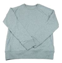 Svetlomodrá melírovaná mikina