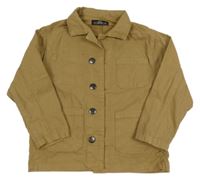 Okrová rifľová košeľová bunda Matalan