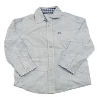 Bílo-modrá pruhovaná košile C&A