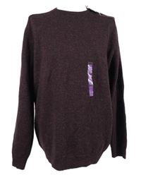 Nové - Pánský vínový vlněný svetr Dunnes 