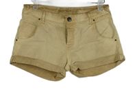 Dámské béžové riflové kraťasy Zara