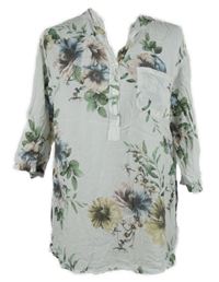 Dámská bílá květovaná halenka Sarah 