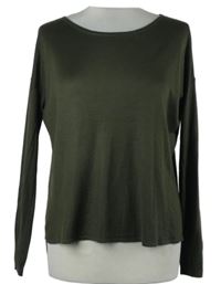 Dámsky khaki ľahký sveter H&M