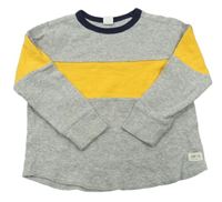 Sivo-žlté tričko GAP
