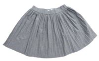 Sivo-farebná plisovaná sukňa M&S