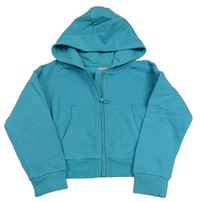 Modrá prepínaci crop mikina s kapucňou Matalan