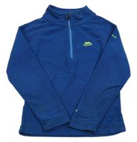 Modrá pruhovaná fleecová funkčná mikina Trespass