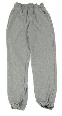 Svetlosivé trblietavé tepláky