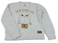 Svetlosivý chlpatý sveter s Hedvikou C&A