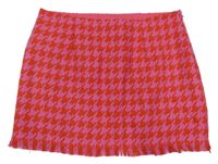 Červeno-ružová vzorovaná sukňa Primark