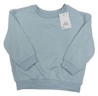 Nové - Svetlomodrá vzorovaná mikina Primark