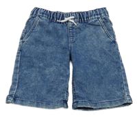 Modré teplákové riflové kraťasy Y.F.K.