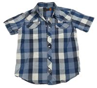 Modro-bílá kostkovaná košile Ben Sherman