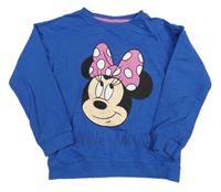 Modrá mikina s Minnie Disney