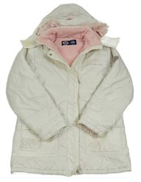 Smotanová šušťáková zimná parka s kapucňou C&A