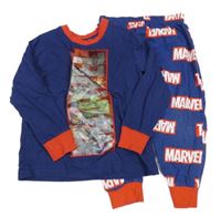 Tmavomodro-červené pyžamo s Avengers Marvel