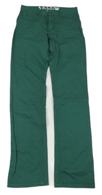 Nové - tmavozelené skinny rifle Pepperts