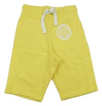 Žlté 3/4 tepláky s potlačou H&M