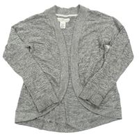 Sivý melírovaný pletený cardigan H&M