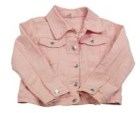 Svetloružová rifľová bunda Topolino