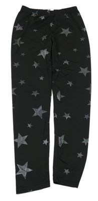 Černé legíny s hvězdičkami Shein