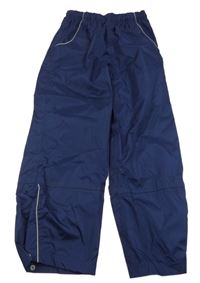 Tmavomodré funkční nepromokavé kalhoty Crane