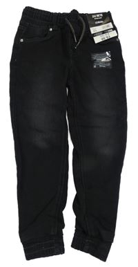 Nové - Čierne teplákové slim fit cuff rifle Pep&Co