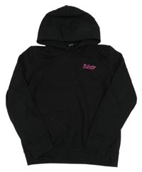 Čierna mikina s nápisom a kapucňou Cars