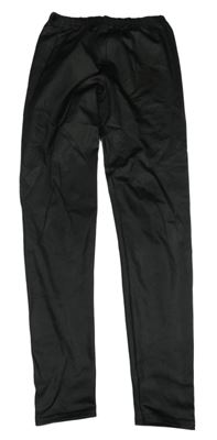 Černé lesklé legíny 