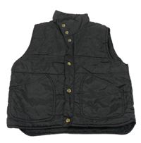 Čierna šušťáková zateplená vesta BigPlay