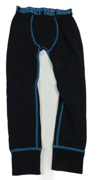 Černo-modré spodní kalhoty C&A