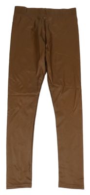 Hnedé potiahnuté é legíny Page one young