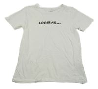 Biele tričko s nápisom Reserved