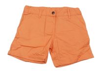 Oranžové plátenné kraťasy Impidimpi