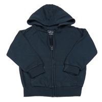 Tmavomodrá prepínaci mikina s kapucňou Primark