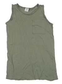 Khaki tielko s vreckom