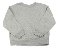 Sivá melírovaná mikina zn. H&M