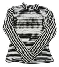 Čierno-biely pruhovaný rolák H&M