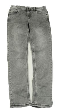 Šedé písňové slim teplákové rifle C&A