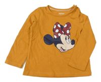 Horčicové tričko s Minnie C&A