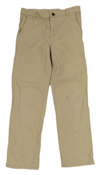 Béžové plátěné chino kalhoty H&M